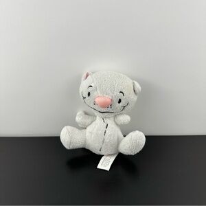 Toopy & Binoo Cartoon White Binoo Plush Stuffed Animal 4.5'' Small Size